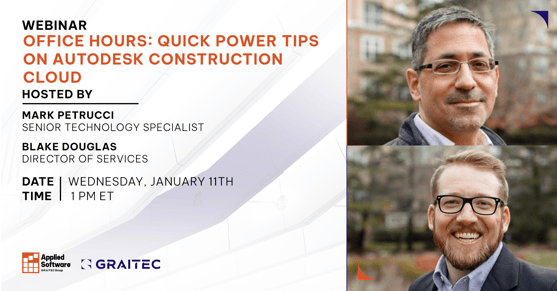 1-11-23 Office Hours- Quick Power Tips for Autodesk Construction Cloud Landing Page