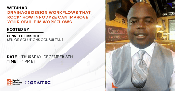12-8-22 Drainage Design Workflows that Rock-How Innovyze can improve your civil BIM workflows Landing Page